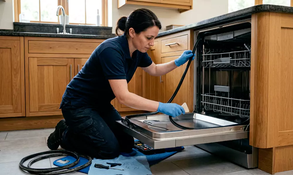 Dishwasher Door Gasket Replacement in Fitchburg, MA