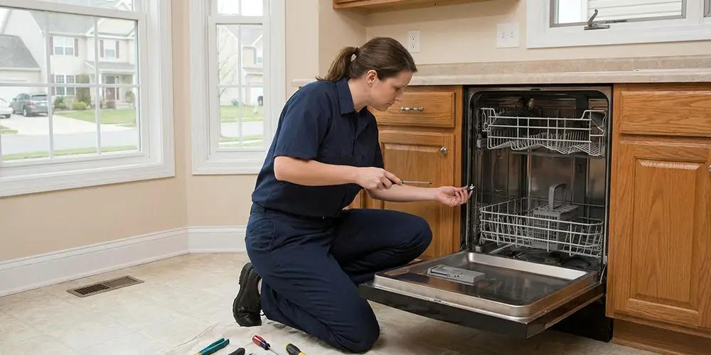 Dishwasher Latch Replacement in Fitchburg, MA