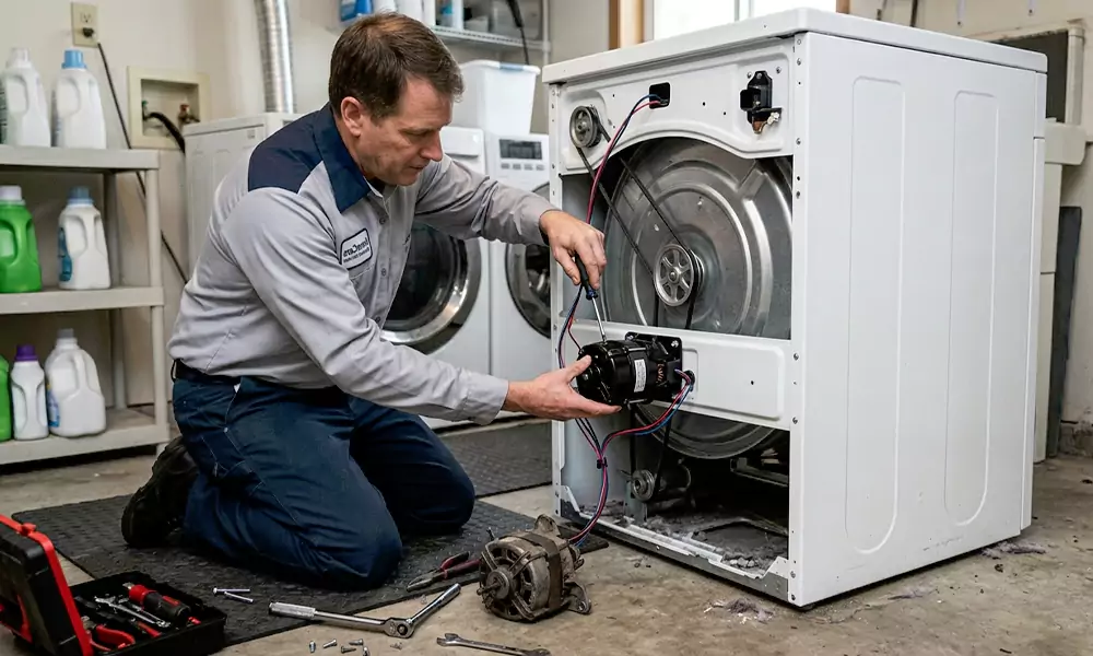 Dryer Motor Replacement in Fitchburg, MA