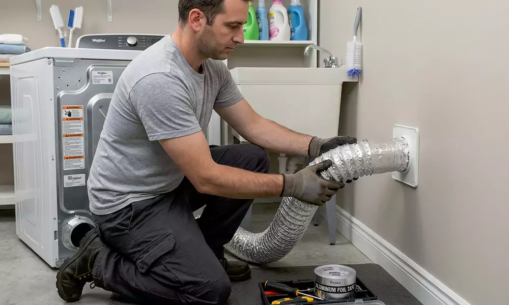 Dryer Vent Installation in Fitchburg, MA