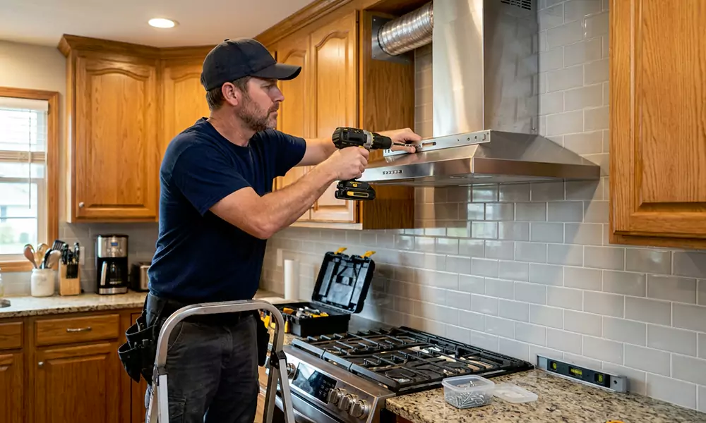 Range Hood Installation in Fitchburg, MA