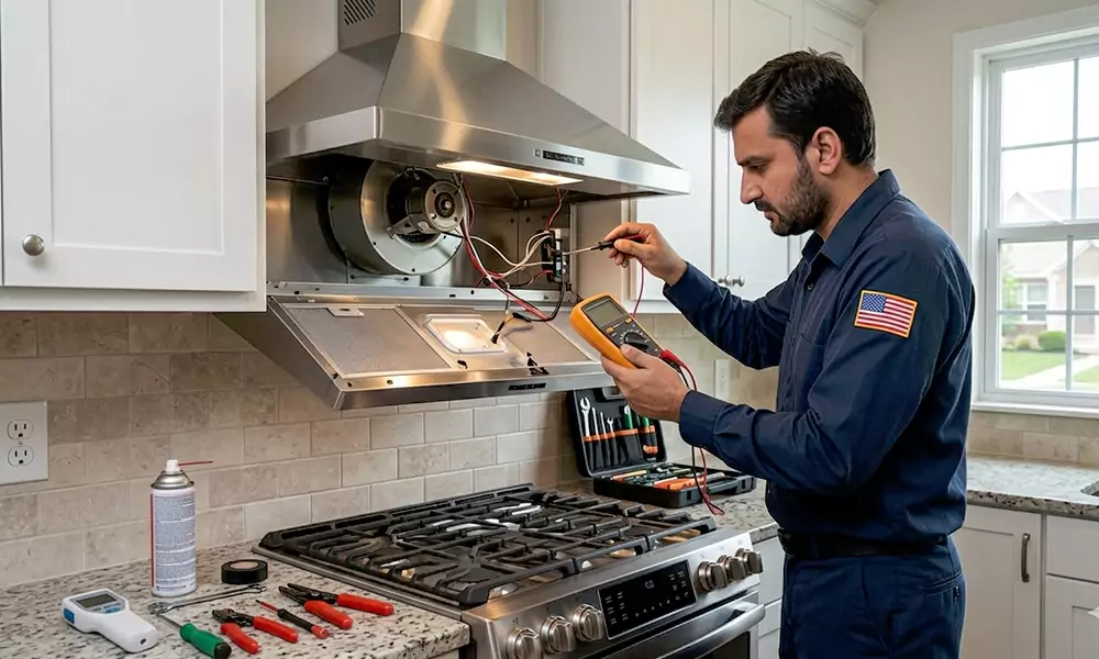 Range Hood Repair in Fitchburg, MA