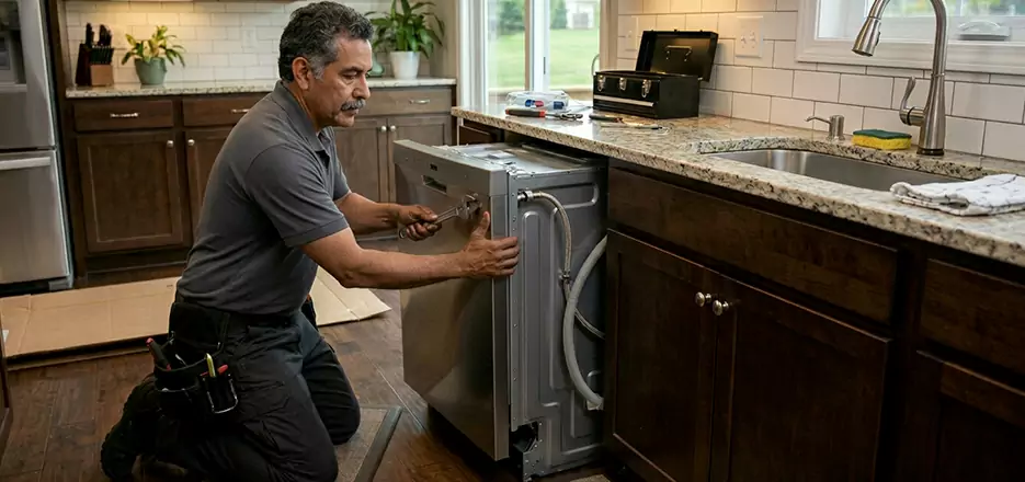 Same Day Dishwasher Installation in Fitchburg