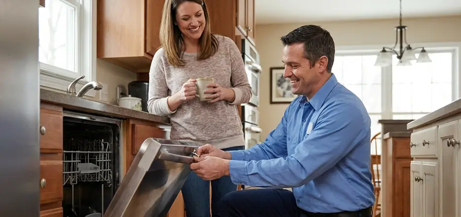 Dishwasher Latch Handle Replacement in Fitchburg