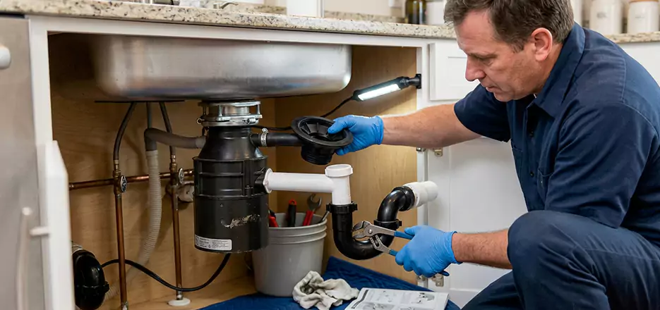 Garbage Disposal Splash Guard and Trap Installation in Fitchburg