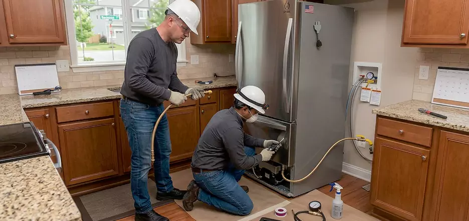 Propane Refrigerator Installation in Fitchburg