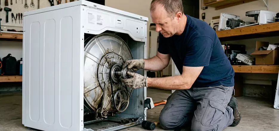 Washer Tub Bearing Replacement in Fitchburg