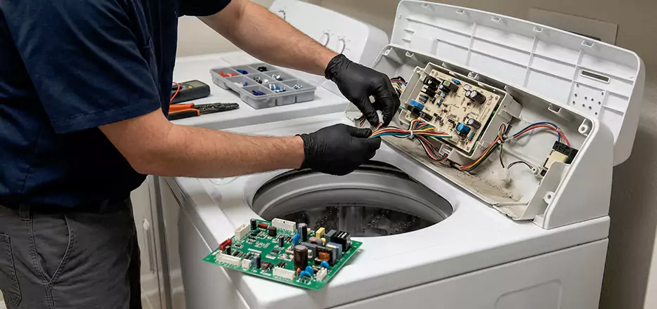 Washer Control Panel Board Replacement in Fitchburg